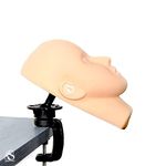 SOHAM SHREE Mannequin Head for Makeup Practice Eyelash Mannequin Training Head Closed Practice Model Massage Head Dummy (Mannequin Head Part)