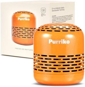 Refrigerator Deodorizer,Lasts for 10 Years,Refrigerator Odor Eliminator,Fridge Deodorizer,More Effective Than Baking Soda Bamboo Air Purifying Bags,Orange