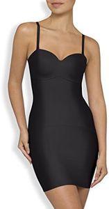 Nancy Ganz Women's Body Architect Slip Dress, Black, 10B