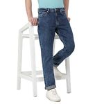 Lee Men's Regular Jeans (LMJN003691_Mid Indigo