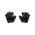 Under Armour Women's Standard Training Gloves Half Finger, (001) Black / / Silver, Medium
