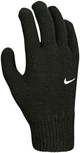 NIKE MENS SWOOSH KNIT TG 2.0 GLOVE - BLACK - L/XL