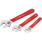 Draper 67634 Soft Grip Adjustable Wrench Set (3-Piece)