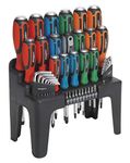 Sealey 44pc Hammer-Thru Screwdriver, Hex Key & Bit Set - S01106