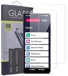 2X Tempered Glass for Jitterbug Smart4, Nakedcellphone 9H Hard Clear Screen Protector Guard [Scratch/Crack Saver] for Lively Smart 4 Phone for Seniors (2023, T608G)