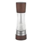 Cole & Mason Derwent Salt Mill - Gourmet Precision Salt Grinder - Refillable Seasoning and Spice Tools - Adjustable Seat, Himalayan and Kosher Salt Grinder Settings - Forest Wood