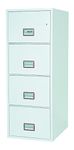Phoenix Safe Company FS2254K World Class Vertical Fire File 4 Drawer Filing Cabinet With Key Lock