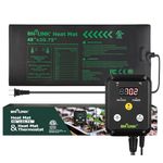 BN-Link Durable Seedling Heat Mat Heating Pad 48" x 20.75" with Digital Thermostat Controller Combo Set Waterproof for Indoor Seed Starting and Plant Germination
