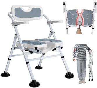 Chaise de Douche, Tabourets de Douche et de Bain, Sièges de Douche Pliables Légers pour Adultes,Sièges de Douche Antidérapants pour Personnes Âgées,Chaise de Bain pour Seniors Personnes Handicapées