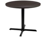Flash Furniture 36" Round Multi-Purpose Conference Meeting Table for Office, Engineered Wood, Rustic Gray, 35.5" L x 35.5" W x 30" H