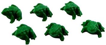 Melody Jane Dolls House Accessory 6 Frogs Miniature Animal Garden Pond Halloween