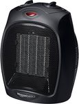 Amazon Basics 1500 Watt Ceramic Space Heater with Adjustable Thermostat - Black