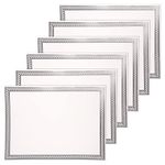 Certificate Paper 8.5 x 11 Inches, 50-Pack Diploma Paper, Letter Size, Blank, Blue Borders