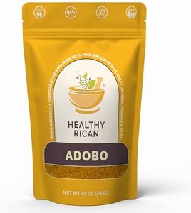 Healthy Rican Adobo Seasoning 10 oz, Clean All Purpose Carribean Latin Spice Mix MSG Free No Preservatives Artificial Flavors Red 40 Gluten Free Low Sodium Keto Friendly Whole 30 Approved (Adobo Large)