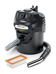 Kärcher 1.629-715.0, AD 2 Ash Vacuum, Black, 14 L Container, 600 W, 14 liters