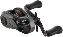 Abu Garcia Low Profile Baitcast Reel, Revo SX Low Profile Reels, Predator Fishing, Fresh water Angler, Perch, Pike, Zander, Black, Robust & Lightweight, 10+1 Bearing Count, Low Profile