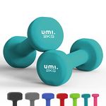 Umi Weights for Women Men,Hand Weights for women,Dumbbells Pair 1kg 2kg 3kg 4kg 5kg Grip- Comfortable to Hold Used for Push ups