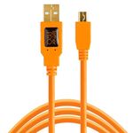 Tether Tools CU5407 6' ThetherPro USB 2.0 A Male to Mini-B 5 Pin Cable