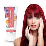 One Day Hair Color | Temporary Semi Permanent DiY Hair Make Up 60g Vivid Red