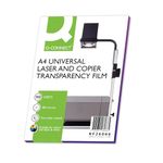 Q-Connect Clear Over Head Projector Film (Pack of 100)