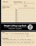 Weight Lifting Log Book: Simple Workout Journal | Large