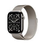 Apple Watch Series 11 [GPS + Cellular 46mm] Smartwatch with Natural Titanium Case and Natural Milanese Loop - M/L. Sleep Score, Fitness Tracker, Health Monitoring, Always-On Display, Water-Resistant
