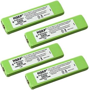 HQRP 4-Pack Gumstick Battery Compatible with Sony NC-5WM NC-6WM NH-9WM NH-10WM NH-14WM 1-528-231-11 D-777 D-E01 D-E888 D-E900 D-E905 D-E990 D-E999 D-EJ01 D-EJ825 D-EJ885 D-EJ915 WM-EX610 WM-EX612