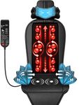 Comerelax Back Massager for Chair,Seat Massager with 8 Vibrating Motors and 2 Heat Levels,Chair Massager with Heat for Home/Office