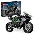 LEGO Technic Kawasaki Ninja H2R Motorcycle Toy, Vehicle Gift for 10 Plus Year Old Kids, Boys & Girls, Collectible Motorbike Building Set, Scale Model Kit for Independent Play 42170