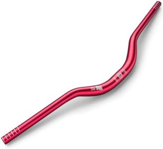 Corki Cycles SMPL Mountain Bike Handlebar 31.8mm Diameter 50mm Rise 780mm Width (Aluminum Alloy Red)