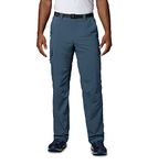 Columbia Mens Silver Ridge Cargo Pant, Dark Mountain Heather, 40