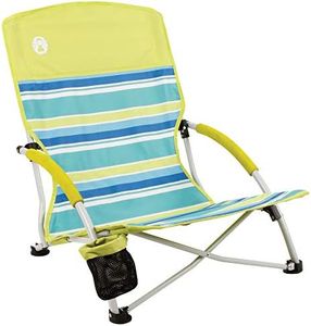 Coleman 2000019265 Beach Chair Quad Low Sling Citrus