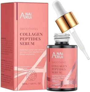 ANAiRUi Siero di Collagene Peptide per il Viso con acido ialuronico | Contro linee sottili e rughe, Siero anti-invecchiamento per viso e collo, 30 ml