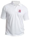 American Apple HDFC Bank Logo Printed Polo/Collar Half Sleeve T-Shirt for HDFC Bank Staff Employee Promotion T Shirt for Men and Women White