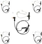 ProMaxPower Covert FBI Security Clear Tube Earpiece Headset for Motorola SL1M PMLN7157A SL300 SL2600 SL7550 SL7580e