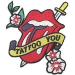 Rolling Stones tattoo You shaped sew-on cloth patch (ro)