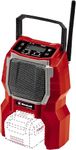 Einhell Power X-Change 18V Cordless Radio - 10W Speaker, Bluetooth, FM/AM Auto Search Function, Illuminated LCD Display Work Radio - TC-RA 18 Li BT Solo Site Radio (Battery Not Included)