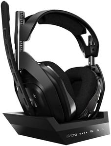 ASTRO Gaming A50 Wireless + Base Station for Xbox One & PC - Black/Gold (Renewed)