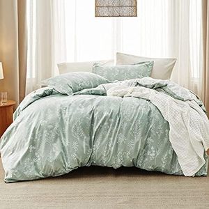 Bedsure Twin Comforter Set - Sage Green Bed Set