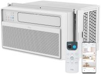 TCL 12,000 BTU Q-Series Smart Inverter Window AC, 115V, Inverter AC for Rooms up to 550-Sq. Ft., Ultra-Quiet, 38% Energy Saving, EZ Install, Open-able Window, Works with Alexa and Google Assistant