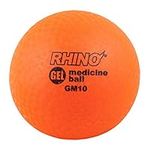 Champion Sports Gell Filled Medicine Ball (Orange 15 lbs)