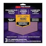 3M 1900216 Sandblaster 11 x 9 in. 400 Grit Extra Fine Ceramic Sanding Sheet - Pack of 3