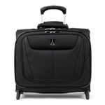 Travelpro Maxlite 5 Softside Lightweight Rolling Underseat Tote Upright 2 Wheel Bag, Men and Women, Black, 16-Inch, Black, 16-Inch, Maxlite 5 Softside Lightweight Underseat Rolling Tote Bag