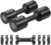Navaris Adjustable Dumbbells Set - 