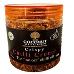 Crispy Chilli Crunch,100g. Crispy chilli oil "without the oil". Made with garlic, onion, chilis. For ramen toppings, pizza, salads, sushi extra umami. Secret crunchy condiment