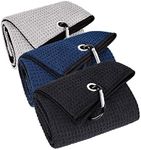 LUSTEMBER 3 Pack Large Golf Towels,