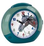 Atlanta 1984/6 Children's Alarm Clock Horses Green Analogue