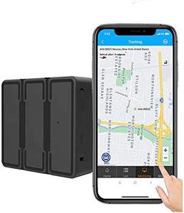 4G Hidden Magnetic GPS Tracker for Vehicles One Month fee Included Real-Time Portable Canada Car Tracking Device Long Life Battery Location Locator for Truck Motorcycle Fleet Asset Luggage Equipment