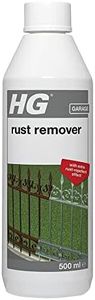 HG Rust Remover for Metal, Effective Rust Stain Remover with Rust Repellent Effect, Anti Rust Dip or Paint On, Powerful Rust Cleaner for Gates, Tools & Furniture - 500ml