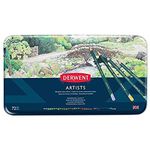 Derwent Artists Colored Pencils, 4mm Core, Metal Tin, 72 Count (32097)